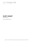 XVRT-SNMP User`s Manual - Xtreme Power Conversion