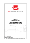 USER MANUAL - Via Bowling Products