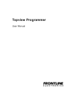 Topview Programmer User Manual