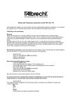 Reset and Frequency extension of AE 105 / RL 115