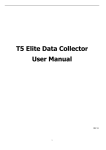 T5 Elite Data Collector User Manual