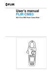 User`s manual FLIR CM83