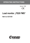 Load monitor „FS20 FMS“