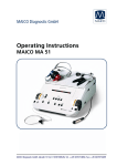 Operating Instructions MA 51