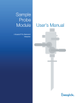 Sample Probe Module, SPM, User`s Manual (MS-13-220