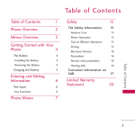 Table of Contents