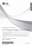 LG Programmable Thermostat
