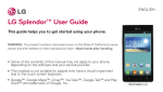 LG Splendor™ User Guide