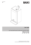 Platinum Combi user operating instructions