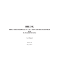 Hilink User Manual for version 1.7