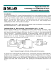 Application Note 141 Controlling a DS1804 Using an 8051