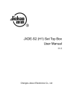 JXDE-S2 (H1) Set Top Box User Manual