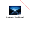Destinator User Manual