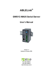 GW51C-MAXI Serial Server Specifications