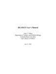 DEAMAN User`s Manual - Colorado State University