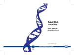 Total RNA Isolation - Lab Supplies Scientific