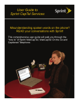 User Guide to Sprint CapTel Services