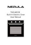 TGO-MO1 Built-In Electric Oven User Manual
