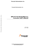 MPC107 PCI Bridge/Memory Controller User`s Manual