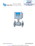 User Manual: M5000 Flow Meter