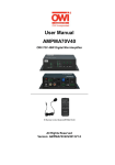 User Manual AMPMA70V40