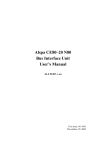 Alspa CE80–20 N80 Bus Interface Unit User`s Manual