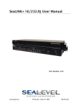 SeaLINK+16/232.RJ User Manual