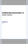 HURRICANE BACKYARD TV