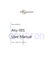 Any-001 User Manual