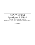 EMPOWERMENT - EE Senior Design
