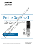Catalog-Sargent-Profile Series VS1-WM