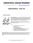 the HPS-120 User Manual - Industrial-Grade