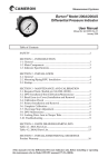 200A/200AS Differential Pressure Indicator User Manual