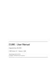 CUBE - User Manual