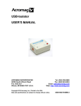 USB-Isolator USER`S MANUAL
