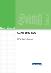 User Manual ADAM-3600-C2G