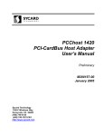 PCChost 1420 User`s Manual