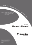 User`s Manual V2MDI-12 - Inventor Air Conditioners