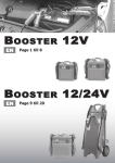 BOOSTER 12/24V BOOSTER 12V