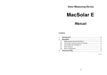 MacSolar E (simply version)