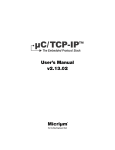 µC/TCP-IP User`s Manual