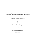 TrueGrid ® Output Manual for DYNA 3D