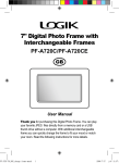 7" Digital Photo Frame with Interchangeable Frames