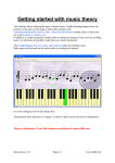 Getting started with music theory