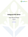 LockLizard Safeguard PDF Writer