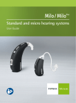 User Manual Milo Milo Plus BTE