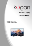 KALED32XXXYC 32" LED TV (HD) User Manual