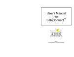 User`s Manual for SafeConnect