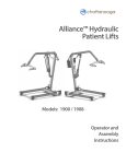 Alliance™ Hydraulic Patient Lifts
