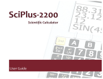 to see the Sci-Plus 2200 Manual in  format